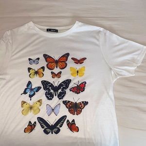 SHEIN Butterfly Tshirt